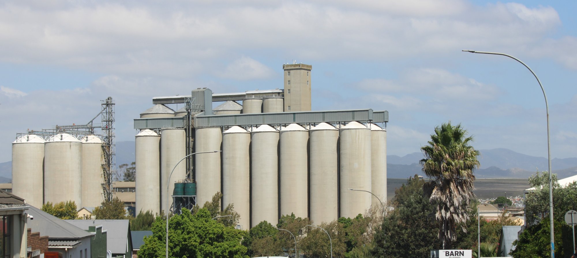 Grain silos, Swartland
